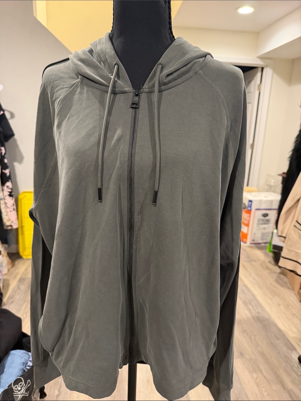 Athleta zipper up with hood
